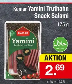 Zimmermann Kamar yamini truthahn snack salami Angebot