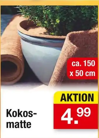 Zimmermann Kokosmatte Angebot