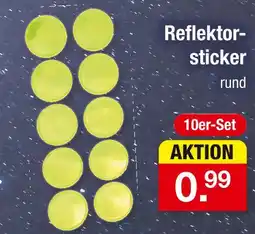 Zimmermann Reflektorsticker rund Angebot