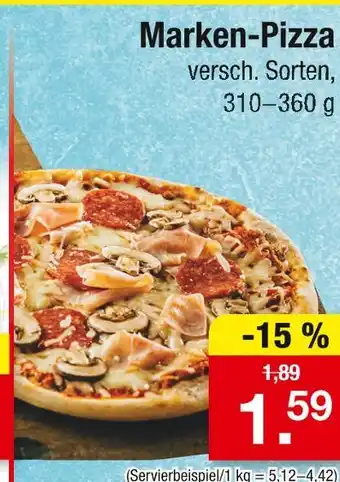 Zimmermann Marken-pizza Angebot