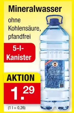 Zimmermann Mineralwasser Angebot