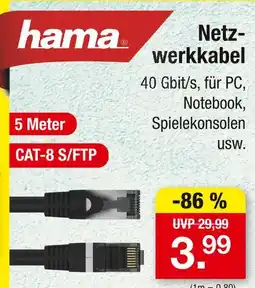 Zimmermann Hama netzwerkkabel Angebot