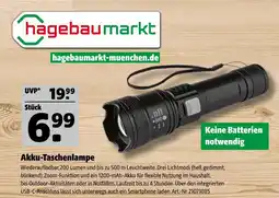 Hagebau Akku-taschenlampe Angebot