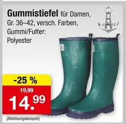 Zimmermann Leuchtturm gummistiefel Angebot