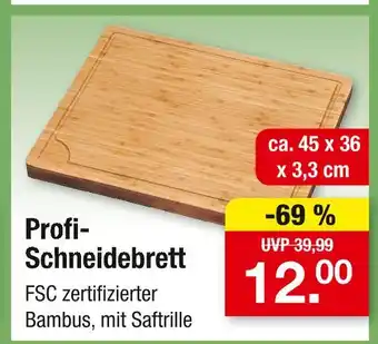 Zimmermann Profi-schneidebrett Angebot