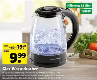 Hagebau Gourmetmaxx glas-wasserkocher Angebot