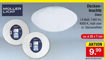 Zimmermann Müller licht deckenleuchte claro Angebot