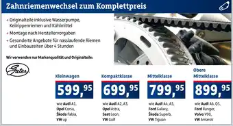AUTO plus Gates zahnriemenwechsel kleinwagen Angebot