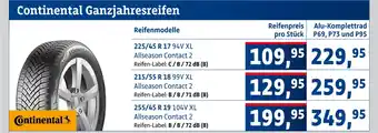 AUTO plus Continental ganzjahresreifen Angebot