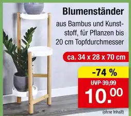 Zimmermann Blumenständer Angebot
