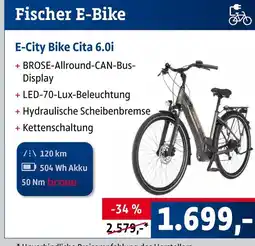 AUTO plus Fischer e-city bike cita 6.0i Angebot
