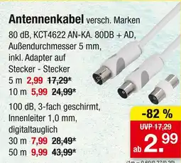 Zimmermann Antennenkabel Angebot