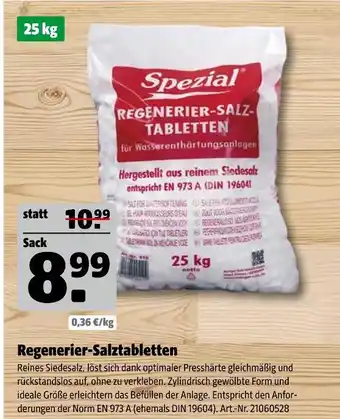 Hagebau Regenerier-salztabletten Angebot