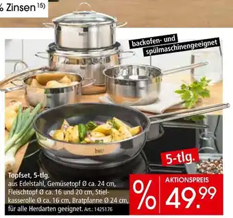 Zurbrüggen Topfset, 5-tlg Angebot