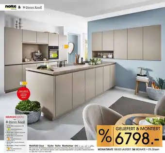Zurbrüggen Nolte & dieter knoll küche nolte manhattan uni Angebot
