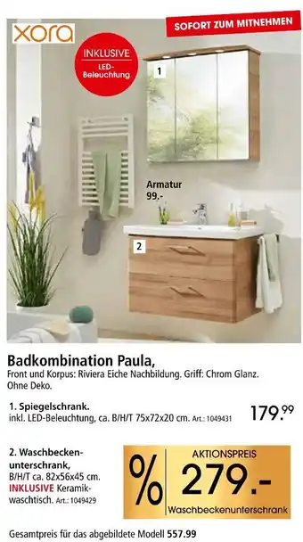 Zurbrüggen Xora spiegelschrank Angebot