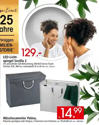 Zurbrüggen Led-lichtspiegel sevilla 2 Angebot