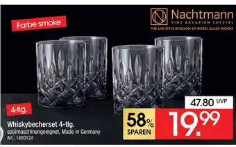 Zurbrüggen Nachtmann whiskybecherset 4-tlg Angebot