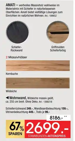 Zurbrüggen Wohnwand Angebot