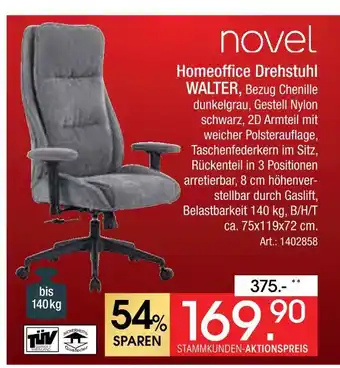 Zurbrüggen Novel homeoffice drehstuhl walter Angebot