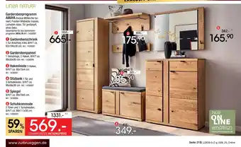 Zurbrüggen Linea natura garderobenschrank Angebot