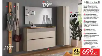 Zurbrüggen Dieter knoll garderobenpaneel Angebot