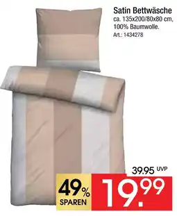 Zurbrüggen Satin bettwäsche Angebot