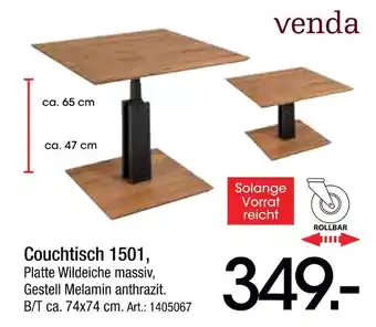 Zurbrüggen Venda couchtisch 1501 Angebot