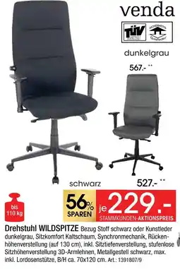 Zurbrüggen Venda drehstuhl wildspitze Angebot