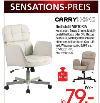 Zurbrüggen Carryhome drehstuhl viktoria Angebot