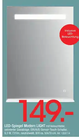Zurbrüggen Led-spiegel modern light Angebot
