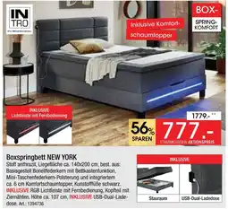 Zurbrüggen Intro boxspringbett new york Angebot