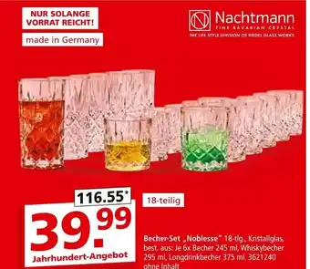 Segmüller Nachtmann becher-set noblesse Angebot