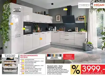Zurbrüggen Moderano oder mican küche top brillant Angebot