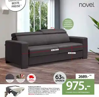 Zurbrüggen Novel funktionssofa ariella Angebot