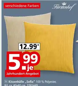 Segmüller Fürstenhof kissenhülle 'sofia' Angebot