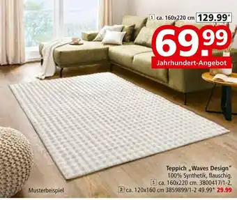 Segmüller Teppich 'waves design' Angebot