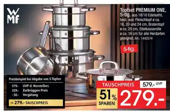 Zurbrüggen Wmf topfset premium one, 5-tlg Angebot