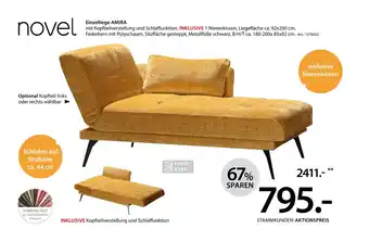 Zurbrüggen Novel einzelliege amira Angebot
