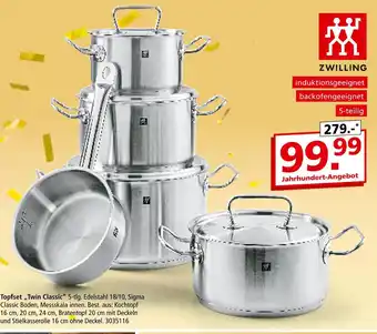Segmüller Zwilling topfset „twin classic“ Angebot