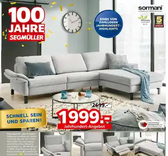 Segmüller Sormani polstergarnitur „rom premium“ Angebot