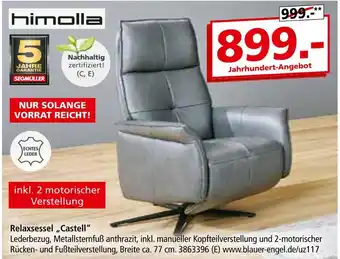 Segmüller Himolla relaxsessel „castell“ Angebot