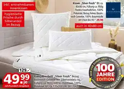 Segmüller Billerbeck kissen 'silver fresh' Angebot