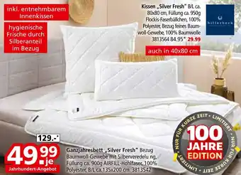 Segmüller Billerbeck kissen 'silver fresh' Angebot