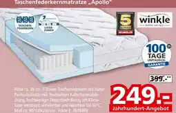 Segmüller Winkle taschenfederkernmatratze apollo Angebot
