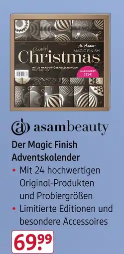 Rossmann Asambeauty magic finish adventskalender Angebot