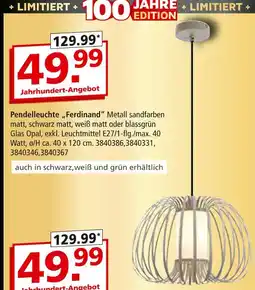 Segmüller Pendelleuchte „ferdinand“ Angebot
