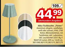Segmüller Akku-tischleuchte „flower“ Angebot
