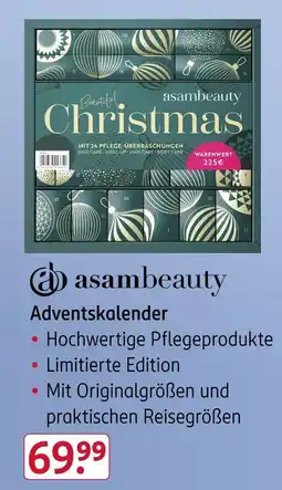 Rossmann Asambeauty adventskalender Angebot
