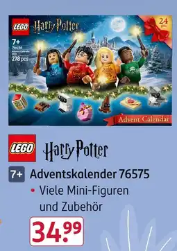 Rossmann Lego harry potter adventskalender 76575 Angebot